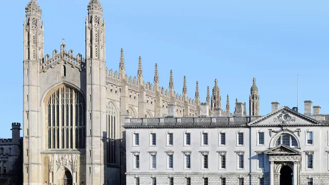 Cambridge'de King's College Chapel